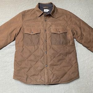 Flint and Tinder Quilted Waxed Shirt Jacket